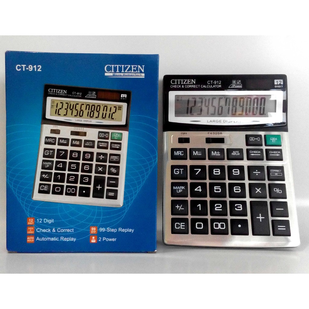

Kalkulator Citizen CT-912 Kalkulator Meja Dagang