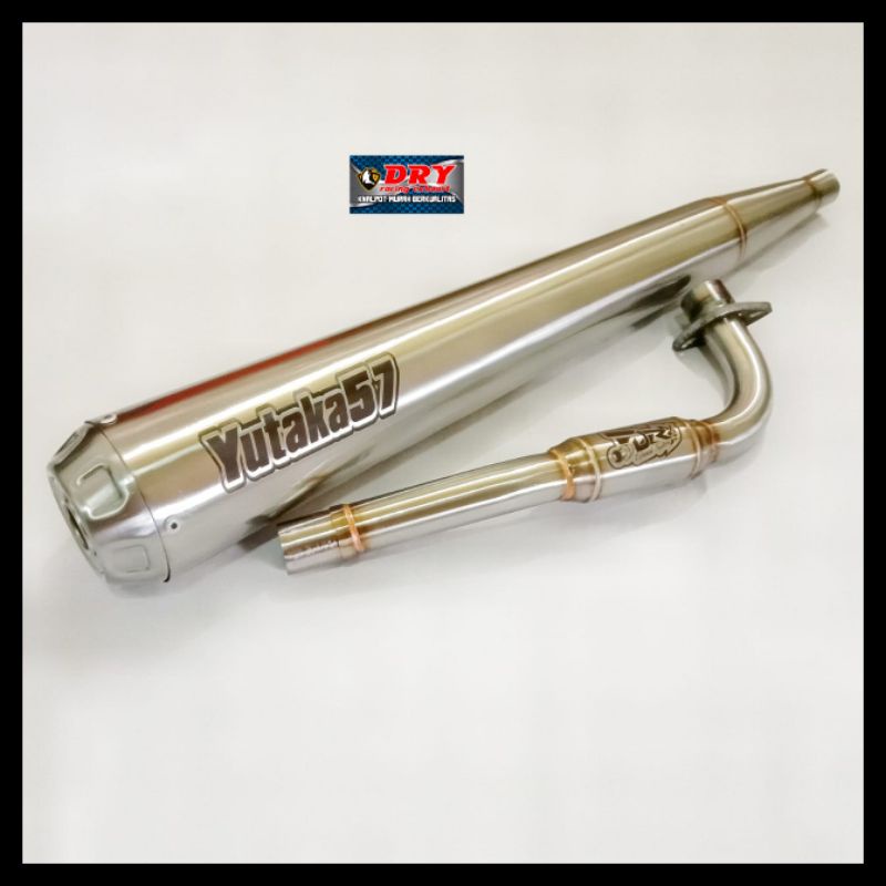 KNALPOT HONDA WIN 100 STANDAR RACING FULL STANDAR RACING FULL STENLESS ORIGINAL DRY RACING EXHAUST