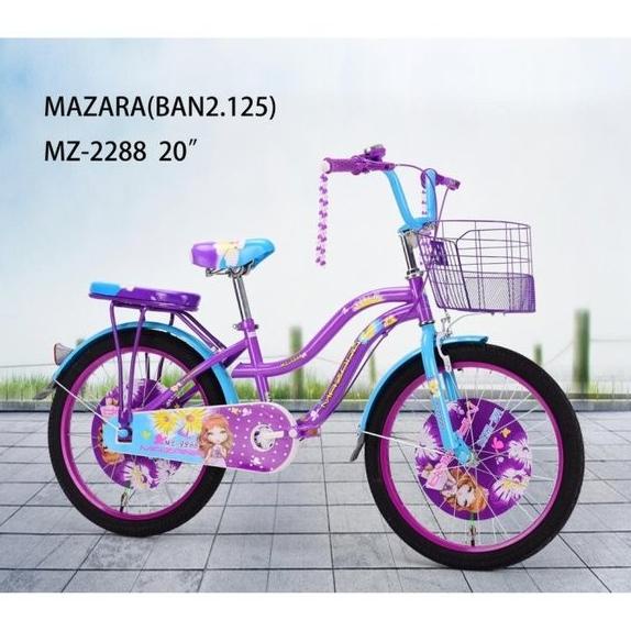 Murah Sepeda Anak Perempuan Mini 20 Inch Mazara - Pink Sa64726