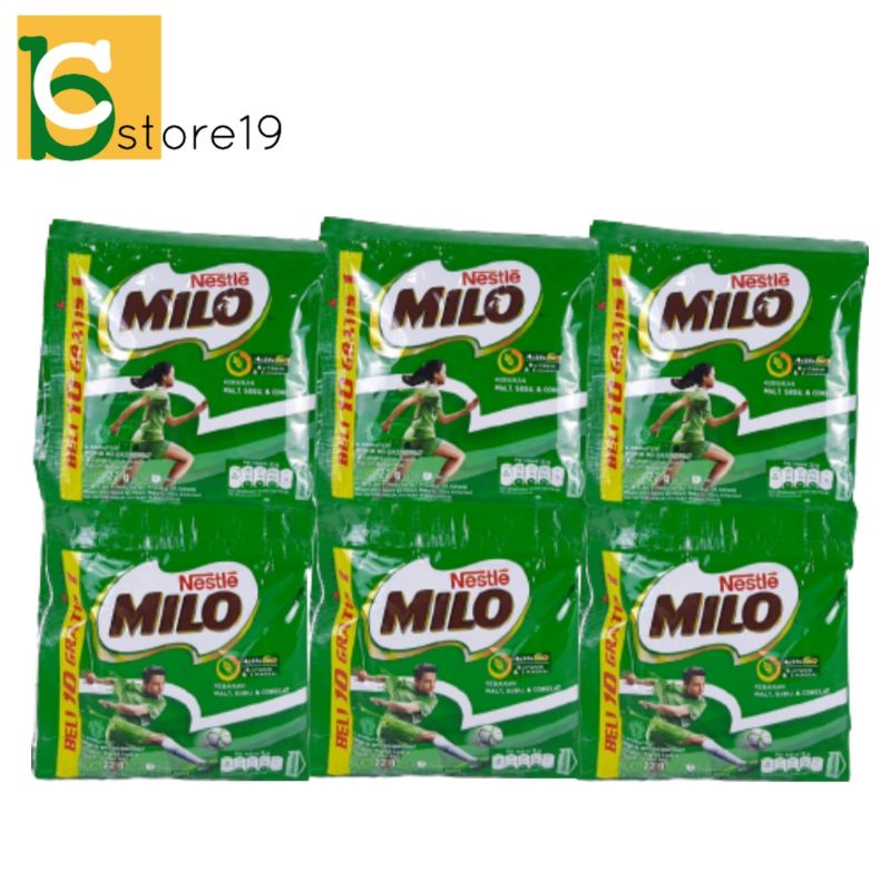 

MILO RENTENG 22 GRAM ISI 10 SACHET BONUS 1 SACHET