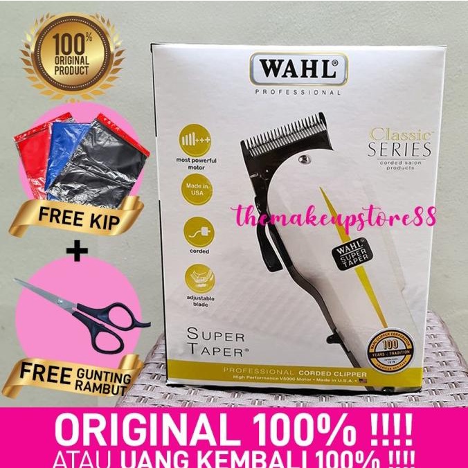 Ori Alat Cukur Rambut Cliper Wahl / Wahl Super Taper / Cukuran Wahl