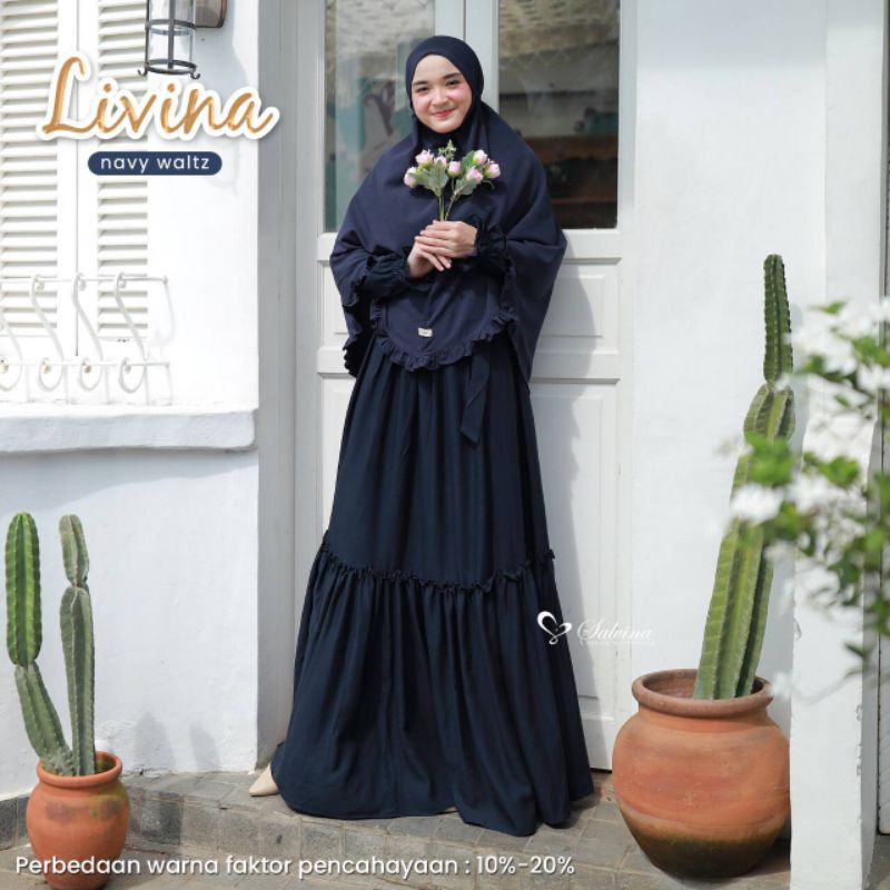 moslem ori gamis busui frendly LIVINA DRESS by silvinahijab (open PO (