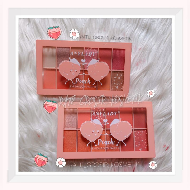 PROMO!!!EYESHADOW PALETTE PEACH ANYLADY NO.782/UNICORN NO.818/LOVE SWEET NO.972/MAGIC NO.976