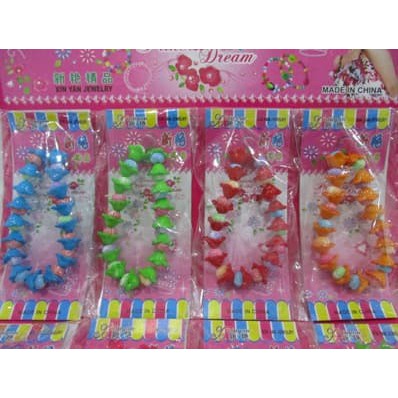 Princess Dream Gelang Bunga Warna Warni/Gelang Cantik Murmer***TOP