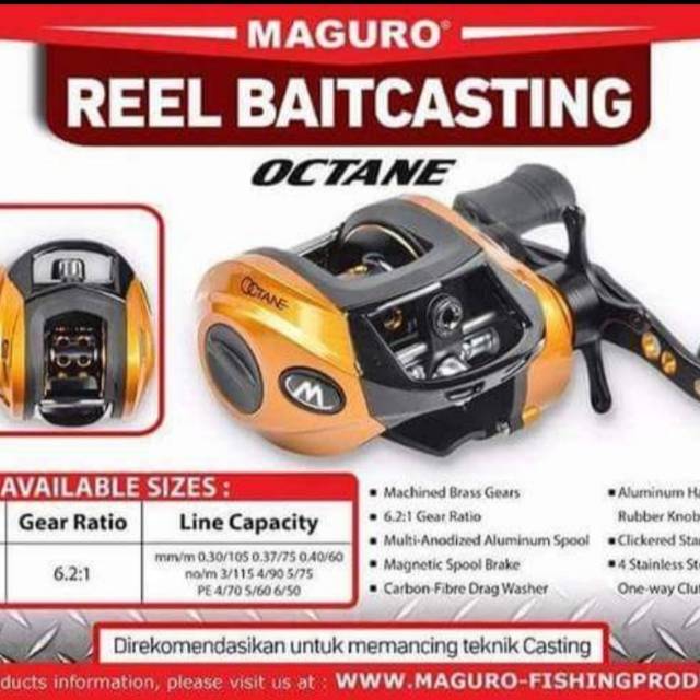Reel BC maguro Octane lef handle