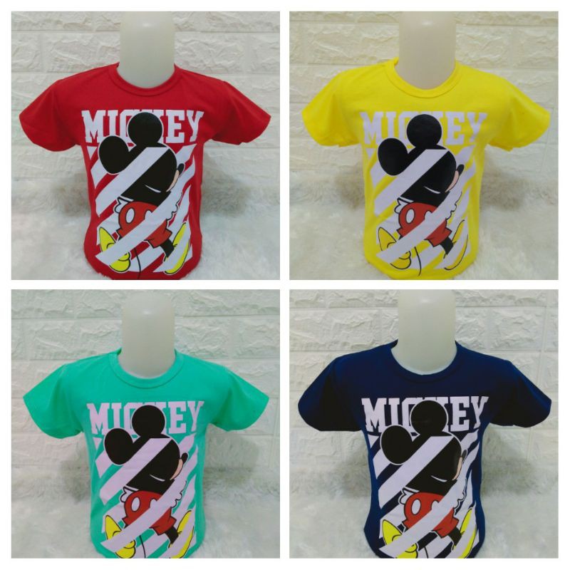 Kaos atasan anak laki laki mickey mouse