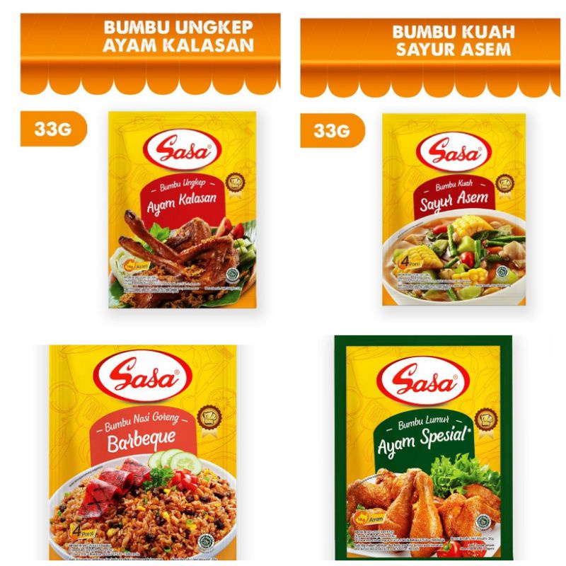 

SASA Bumbu Instan Ayam Nasi Goreng Sayur Asem