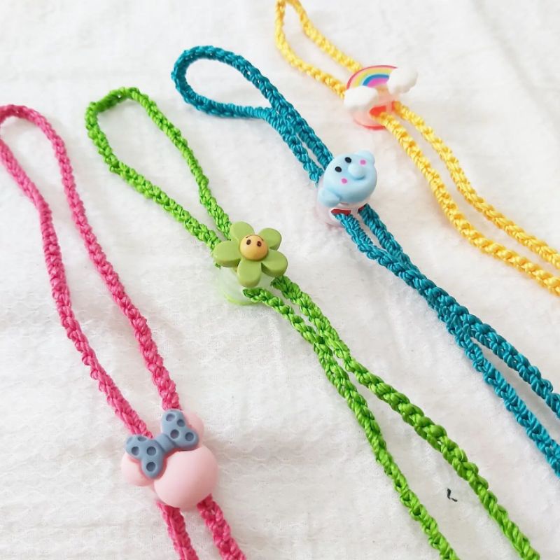 2in1 Strap Masker Konektor Masker untuk Anak hiasan Clay