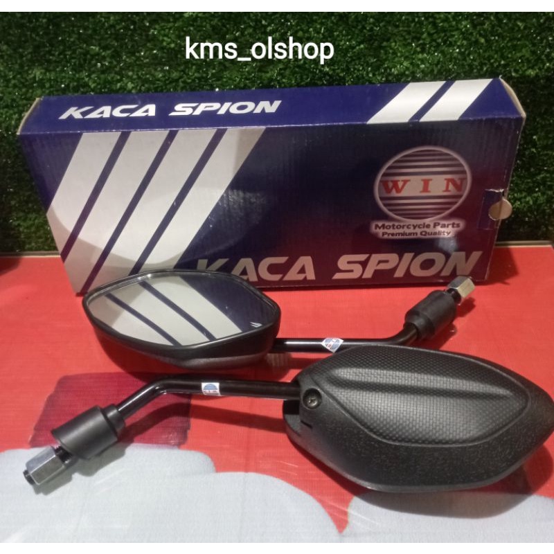 Kaca Spion Honda Beat / Blade Standar 1set Kanan Kiri Merek Win Kualitas Terjamin