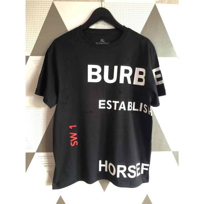 TSHIRT BURBERRY BLACK PREMIUM KAOS PRIA WANITA FASHION PRIA WANITA