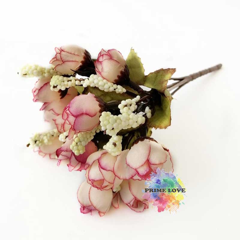 Bunga Artificial Bunga Plastik Tulip utk Dekorasi Hiasan dan Buket Wedding - AF09-Merah Hati