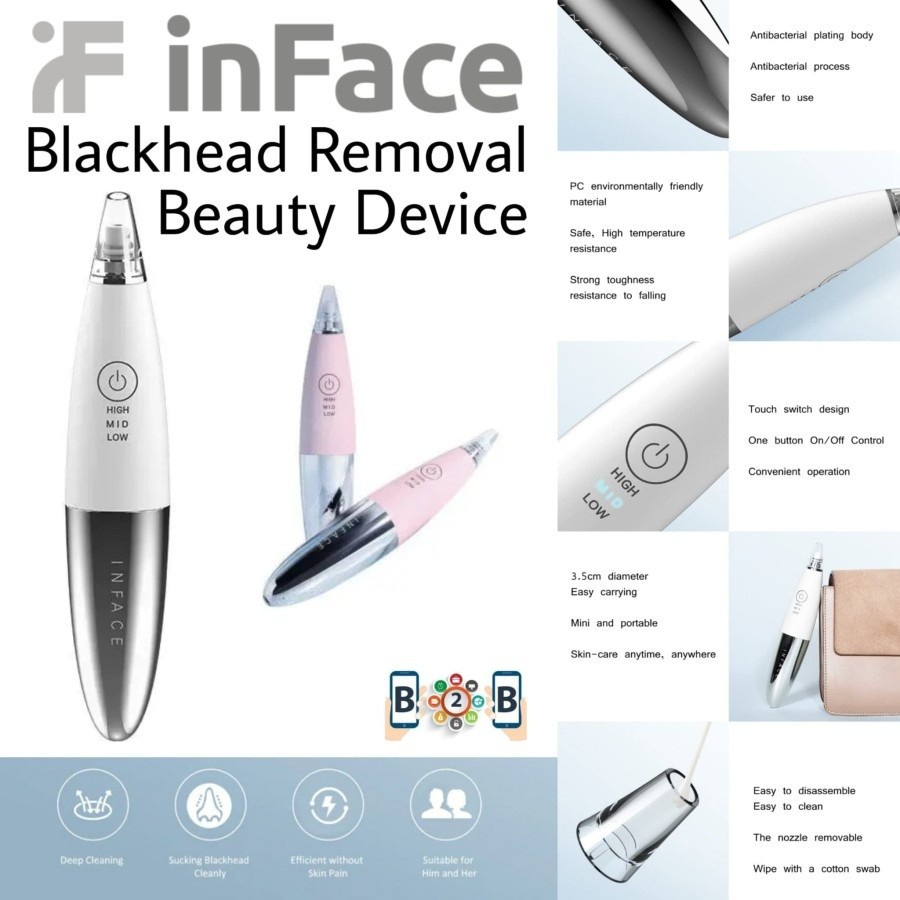 INFACE Blackhead Remover MS7000 - Alat Pembersih Komedo