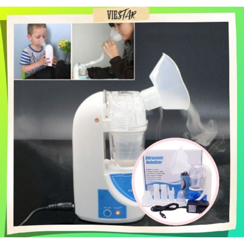 Alat bantu pernapasan nebulizer alat inhalasi bantu uap pernapasan alat medis kesehatan