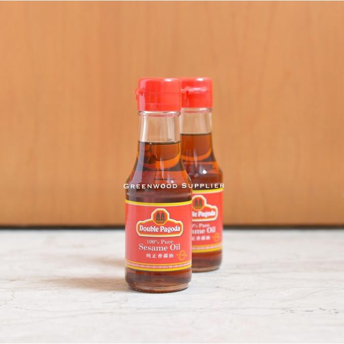 

Double Pagoda Pure Sesame Oil / Minyak Wijen - 95ML