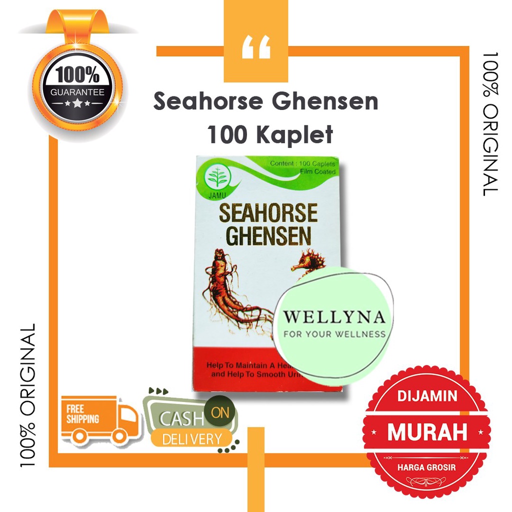 Seahorse Ghensen- Sehat Ginjal Mengobati Batu Ginjal & Melancarkan Kencing