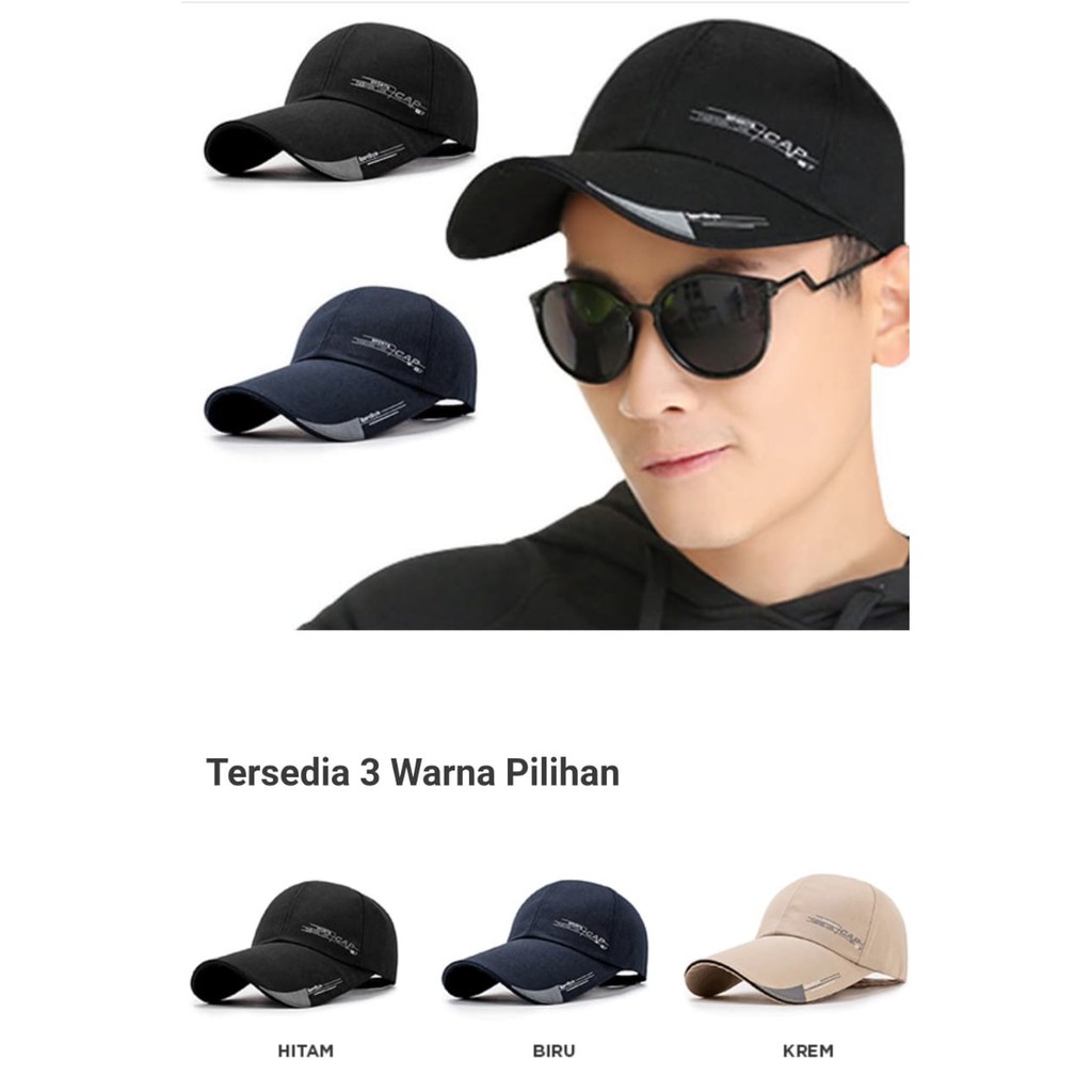 COD Topi Pria / Wanita Baseball Golf Import Baseball Cap Visor Sport Fashion