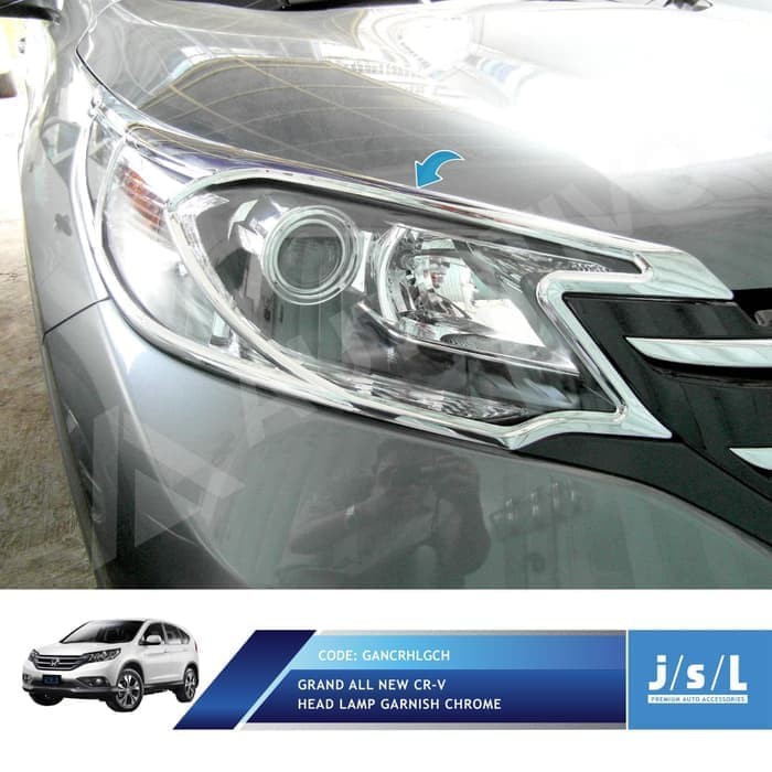 Garnish Lampu Depan Grand All New CRV 2012-2014