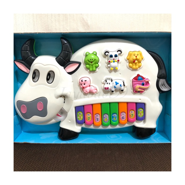 Mainan anak mainan piano sapi musik piano sapi kado anak