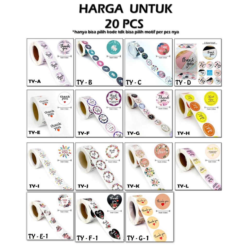 

METH 20 PCS THANK YOU COOKIES STICKER LABEL KEMASAN KUE PAPER TAG HAND GIFT SOUVENIER GIFTS STIKER