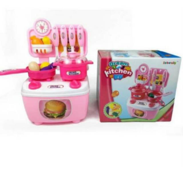 Dream Kitchen Kecil Kado Mainan Anak Perempuan Masak Masakan Kitchen