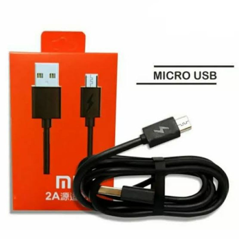 KABEL DATA XIAOMI MICRO USB FAST CHARGING 2A REDMI 2 3 3S 4 4A 4X 5 5A 6 6A 7 7A