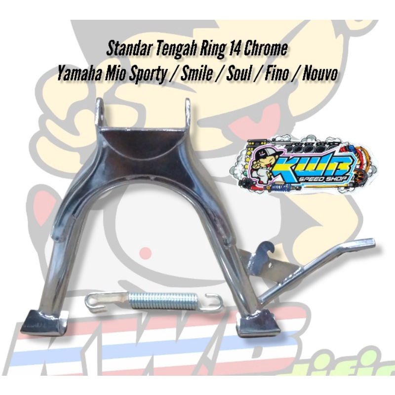 STANDAR TENGAH MIO SMILE MIO SPORTY RING 14 CHROME CROM