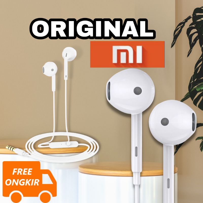 Headset Handsfree Xiaomi Poco X3 GT / Poco X3 Nfc / Poco X3 Pro / Poco F3 / Poco F2 / Poco F1 / Poco