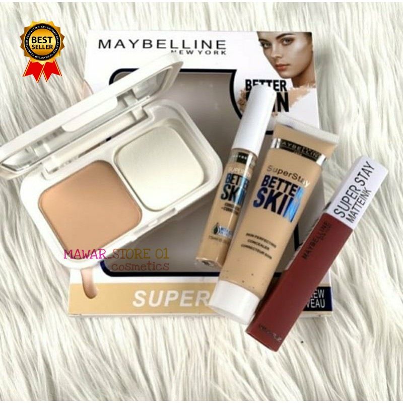 Maybelline superstay 4 in 1 paket makeup New