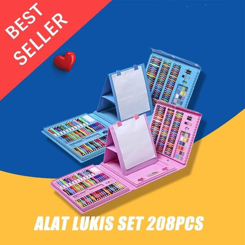 

Super Mega Art Set 208pcs alat tulis termurah