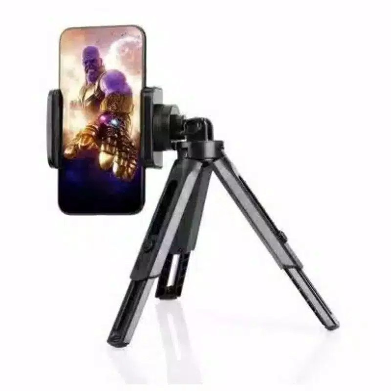 Tripod Support Mini Phone Extendable + Holder U Penyangga HP Smartphone Kamera Smartphone