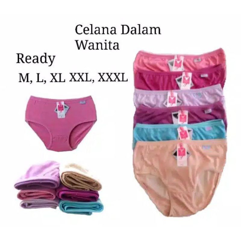 HONITING | Celana Dalam WANITA Dewasa / CD WANITA / M-XXL / POLOS / 051 HONITING