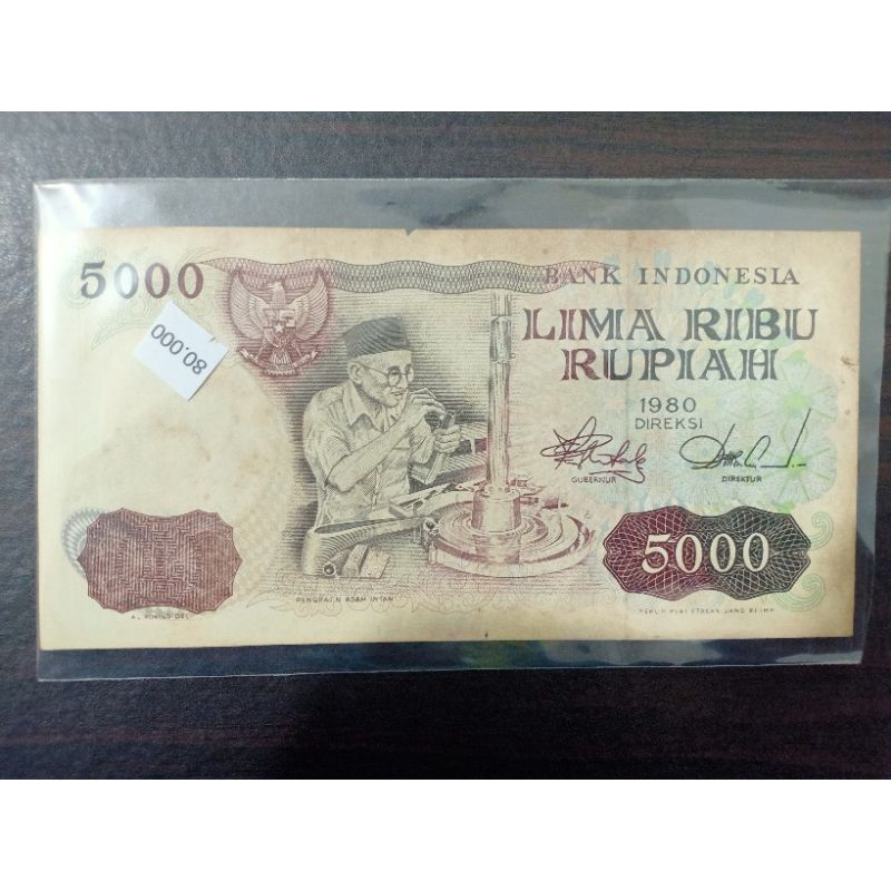 asah intan 5000 rupiah  xf+ au