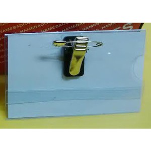 

Name Tag Lengkap ID Card Holder Bening Transparan Casing Case