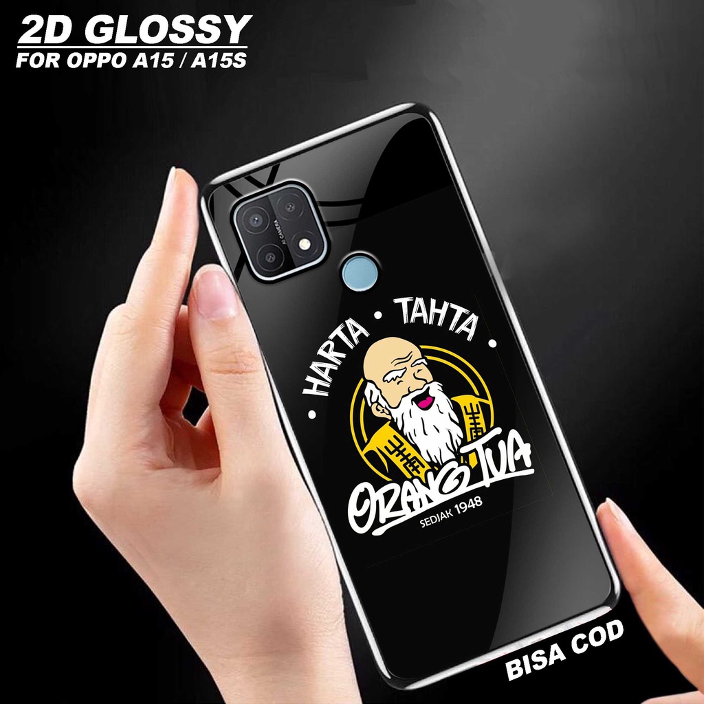 Sukses Case OPPO A15/A15S - Hardcase 2D Glossy Oppo A15/a15S - Silikon Hp Oppo - Silicon Hp Oppo - K