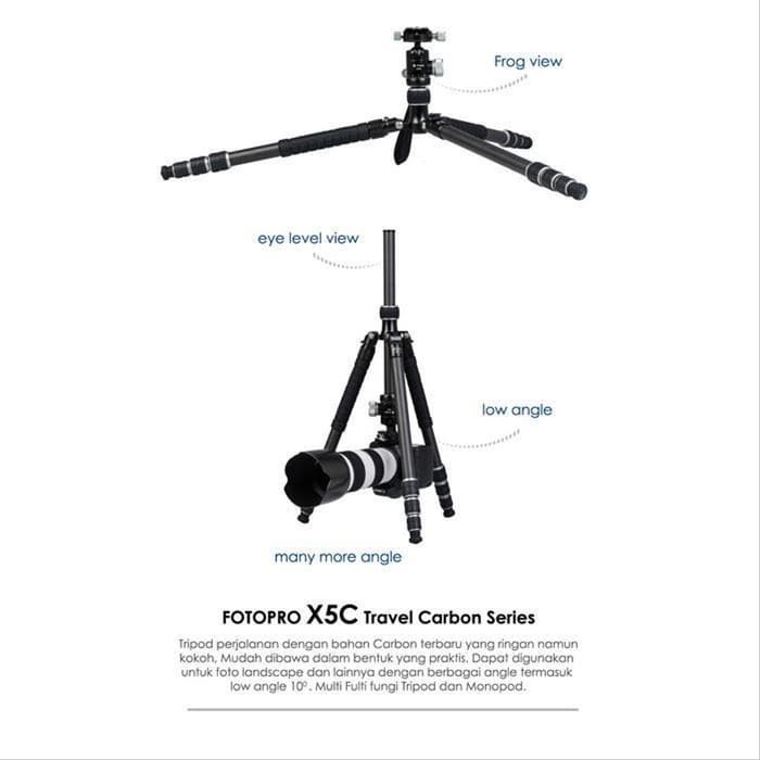 Fotopro X-5C Tripod kit