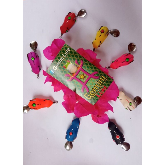Gemini lure, soft frog