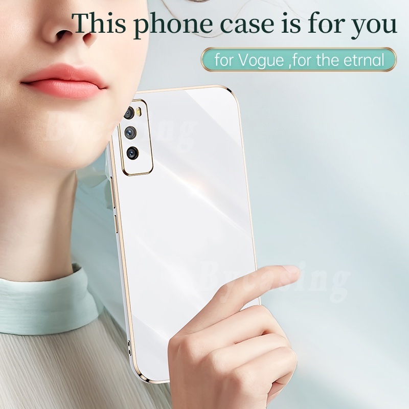 Soft Case Bahan Karet Tahan Banting 6D Untuk Huawei P20 Lite P30 Pro P40 Y9S Mate 20 Mate30