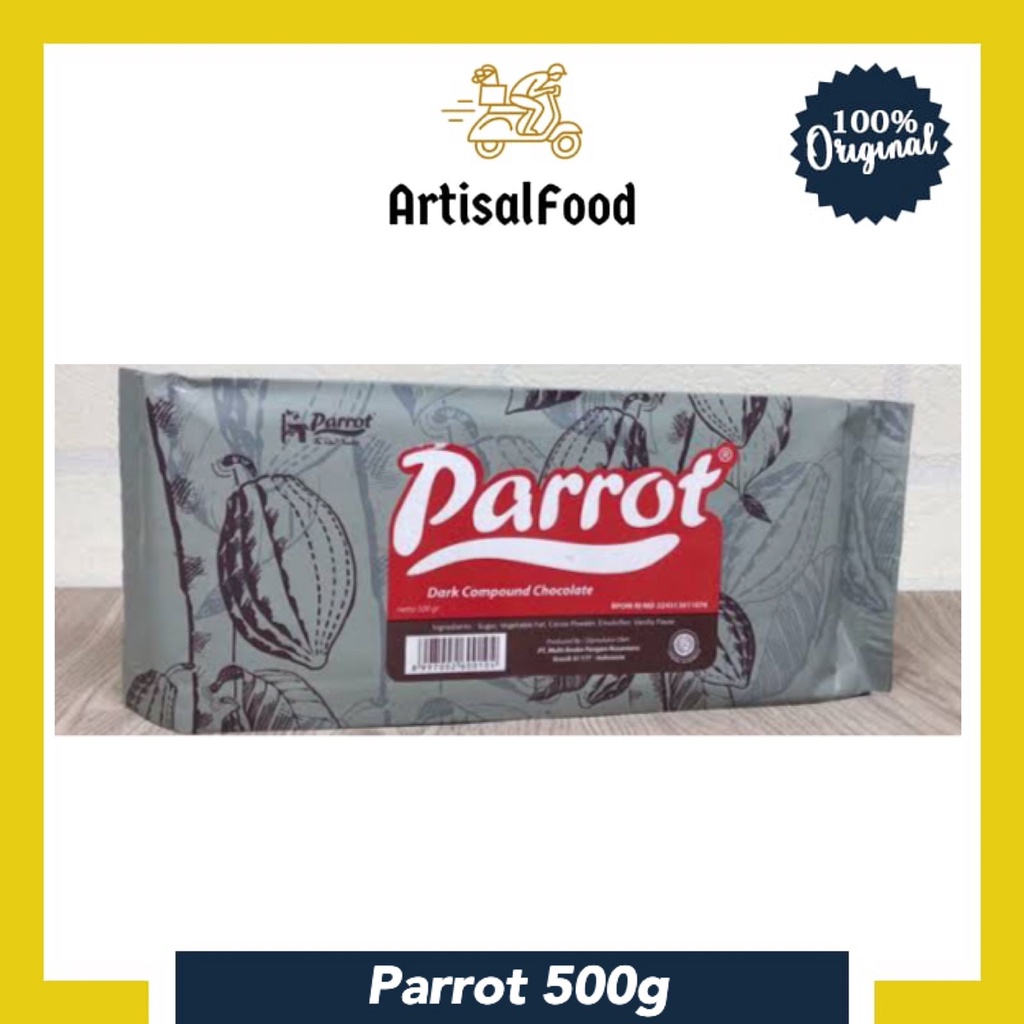 

PARROT DARK COMPOUND 500gr ORI coklat batang