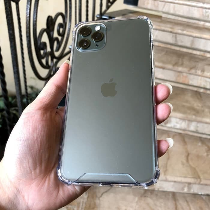 IPHONE 11 11 PRO 11 PRO MAX 11 PROMAX CASE HARDCASE FUZE ANTICRACK KERAS AKRILIK SOFT ANTI CRACK CASING COVER CLEAR BENING