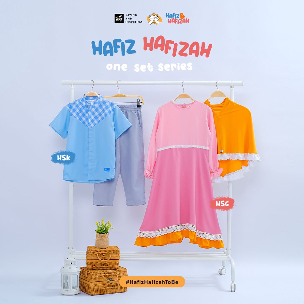 Baju Couple Anak Laki Laki dan Perempuan Umur 3 12 Tahun Ammarkids X Hafiz Hafizah Baju Anak Cewek Cowok Setelan Gamis dan Kemeja Koko Baju setelan Anak Perempuan 10 Tahun Kualitas Premium Distro