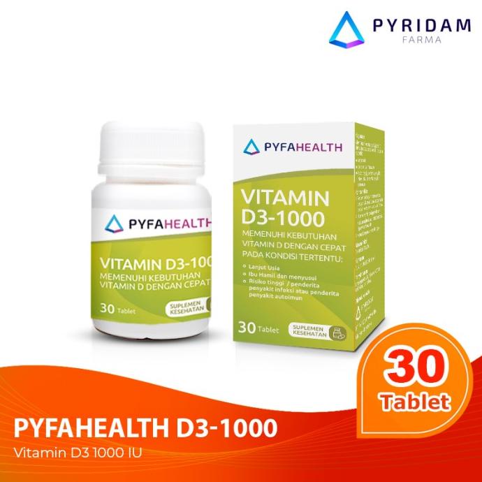 Pyfahealth D3-1000 Vitamin D3 1000 IU