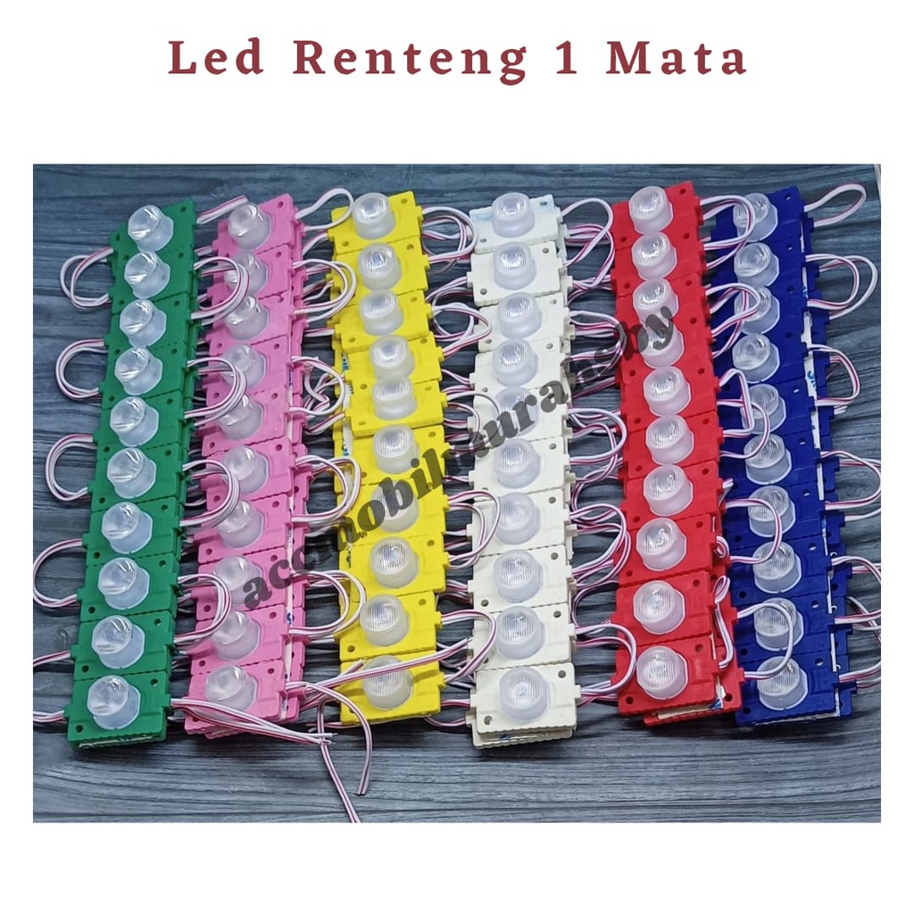 Lampu LED Modul 1.5 Watt 12 Volt / 24 Volt LED Module 1 Mata harga per 5 pcs