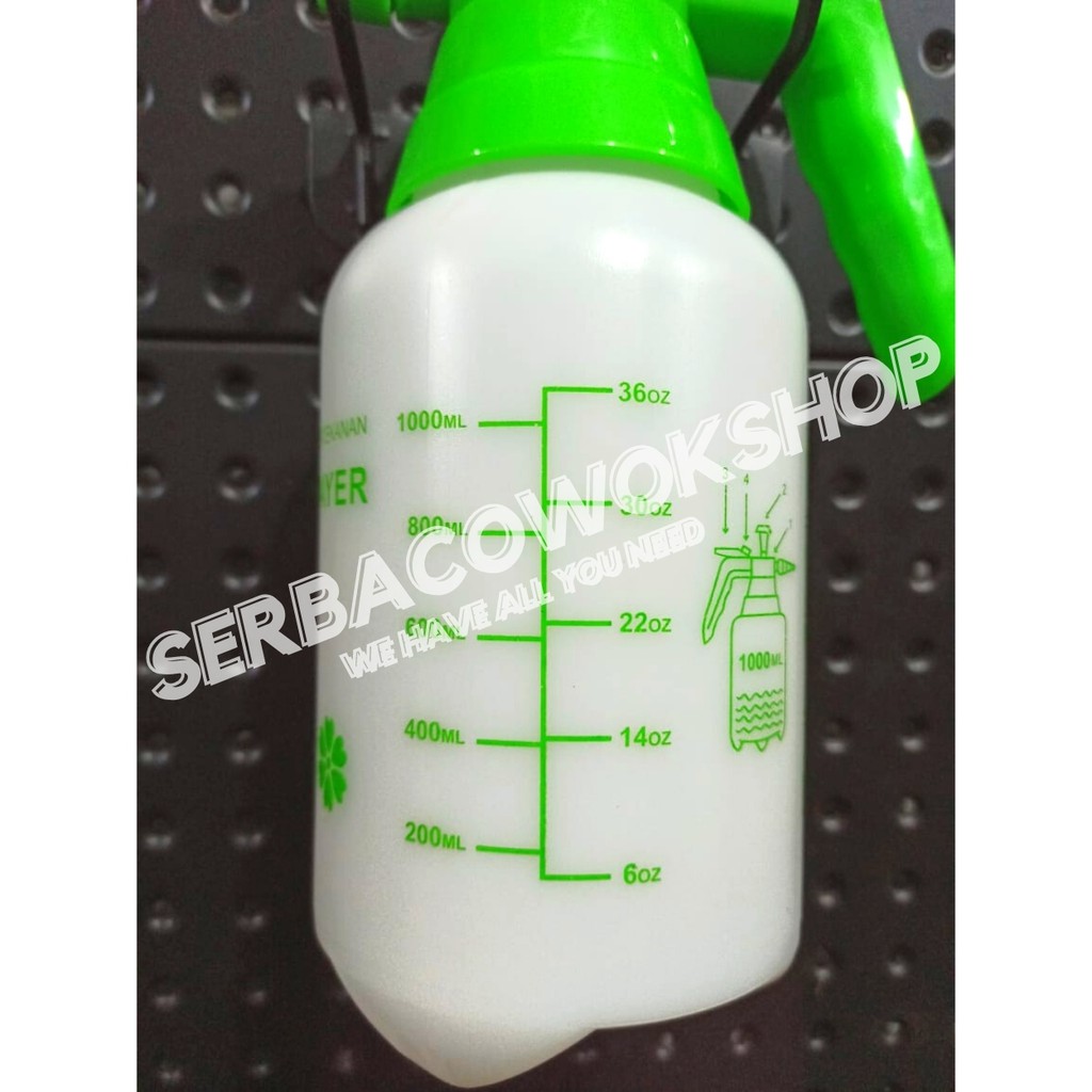 Kenmaster Botol Sprayer 1000 ml KM-706 Semprotan Pompa Burung Serbaguna Termurah Berkualitas