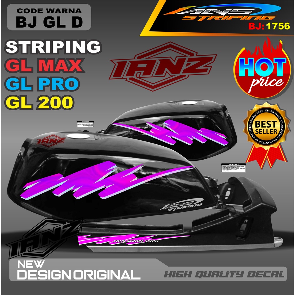 STRIPING GL VARIASI HOLOGRAM /  STIKER GL MAX VARIASI HOLOGRAM / STIKER HOLOGRAM