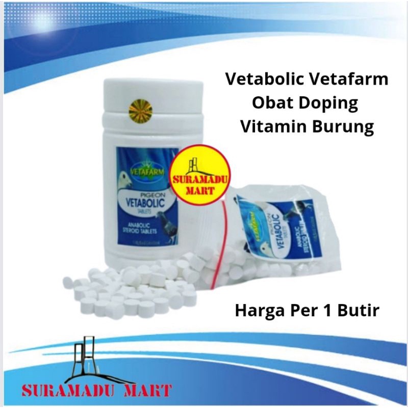 Doping Merpati Ampuh Veta Vetabolik Vetabolic Vetafarm Per 1 Butir Asli
