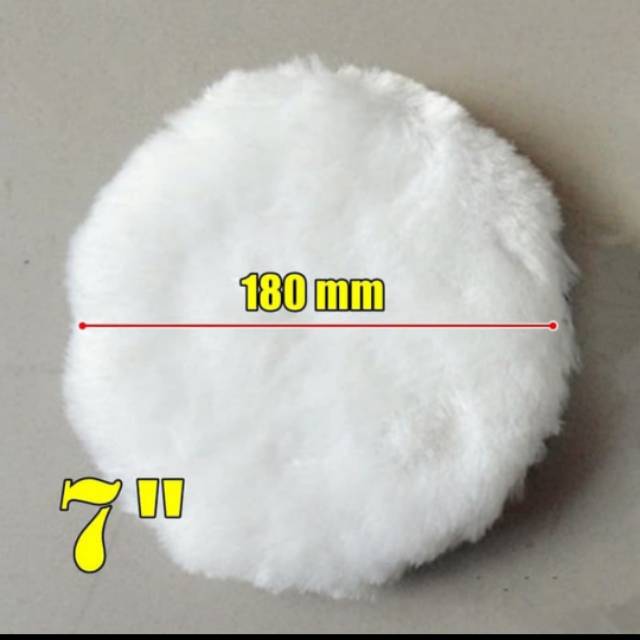 Wool Poles 7" wol Velcro  bulu pemoles 18cm  polishing wool 7" polish wool 7inch mobil motor