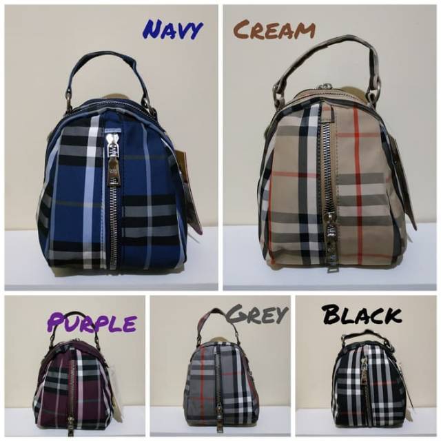 Tas chibao motif blueberry import 2in1 jinjing dan selempang CB1819