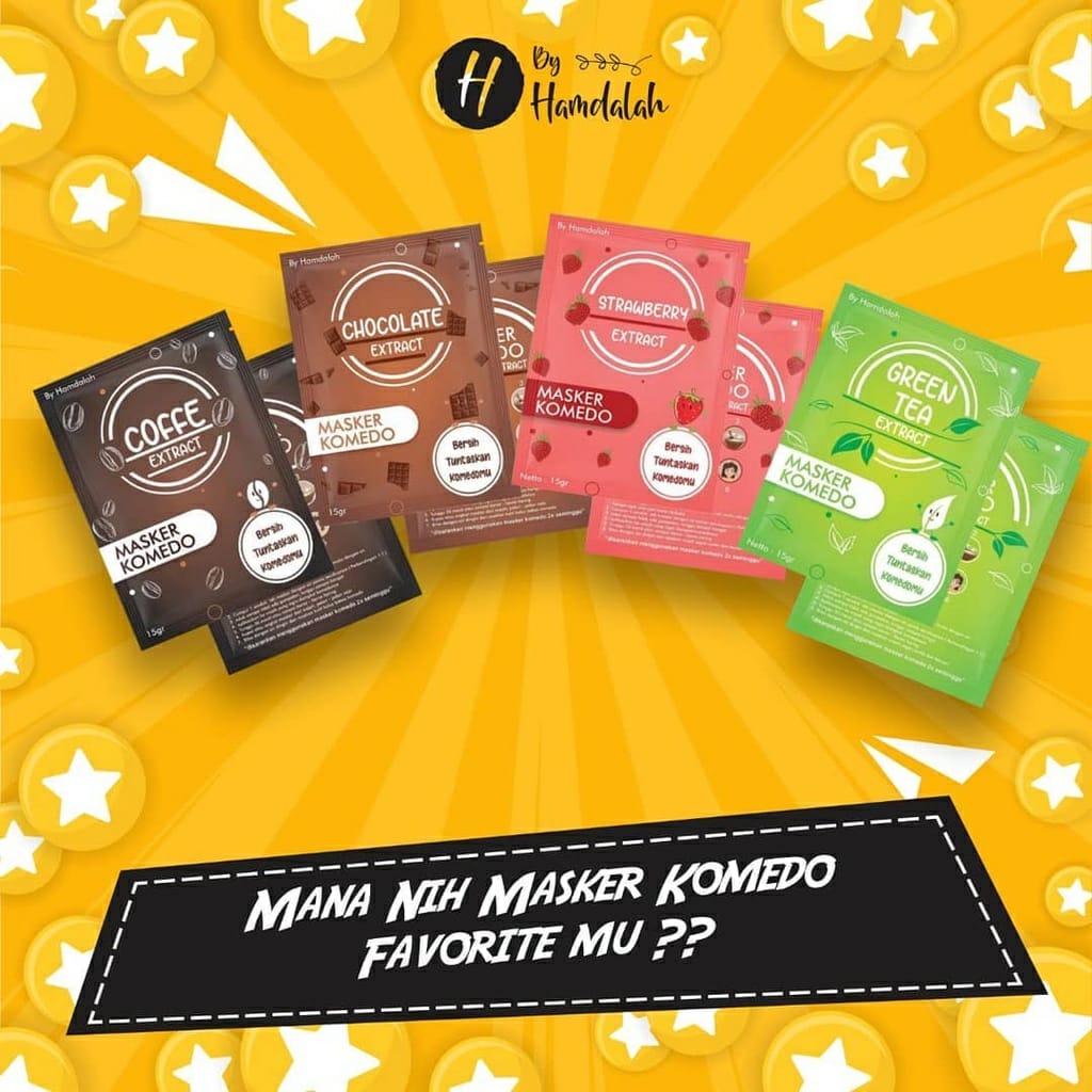 Masker KOmedo By Hamdalah BPOM Masker Hamdalah