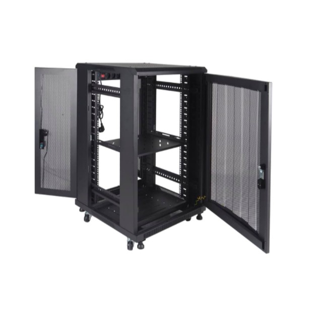 IR6020P - 20U Close Rack Depth 600mm Perforated Door 19&quot; - INDORACK