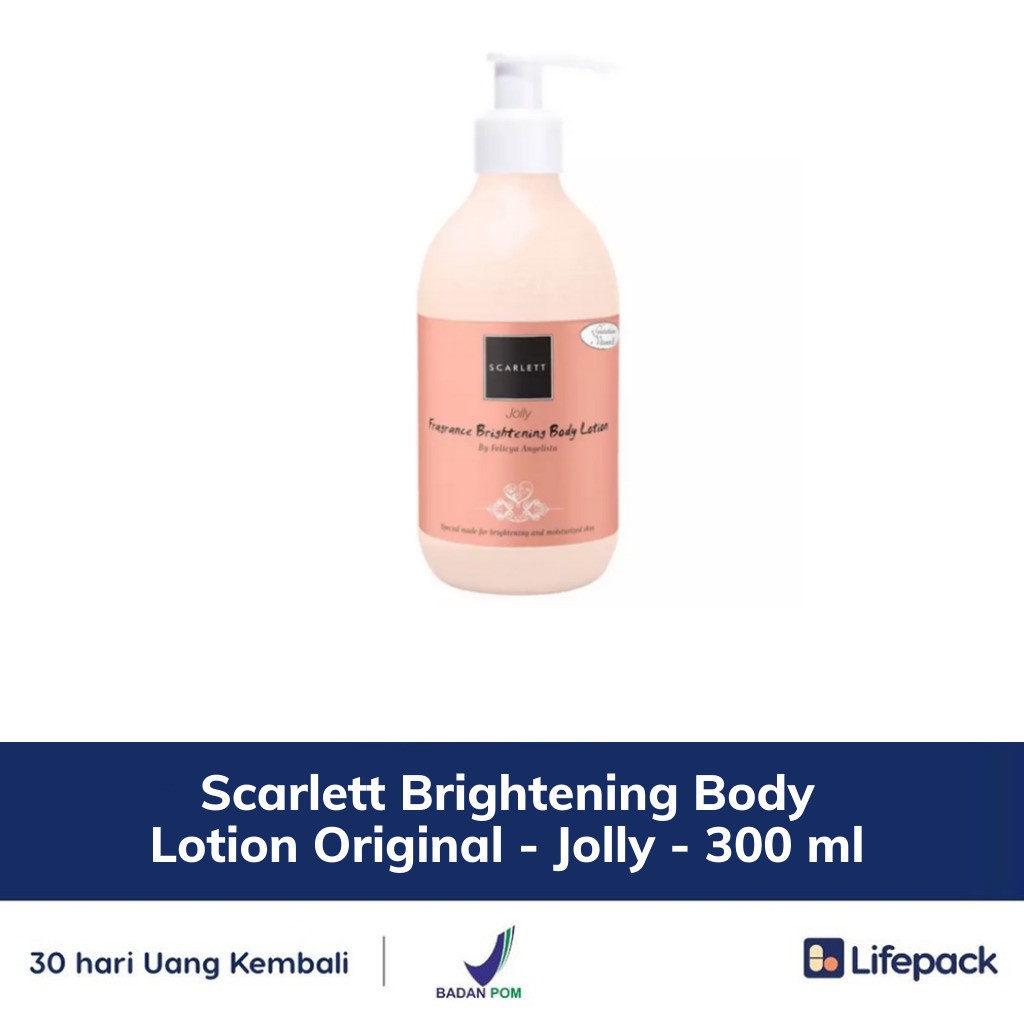 Scarlett Brightening Body Lotion Original - 300 ml - LIFEPACK